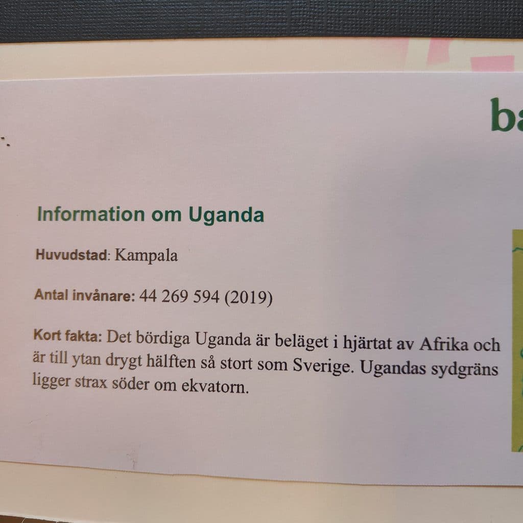 Information om Alpha från Uganda.